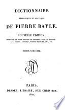 Dictionnaire historique et critique de Pierre Bayle