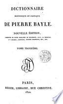 Dictionnaire historique et critique de Pierre Bayle