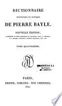 Dictionnaire historique et critique