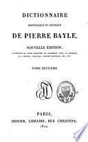 Dictionnaire historique et critique
