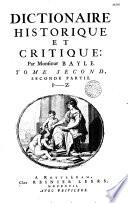 Dictionnaire historique et critique