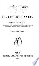 Dictionnaire Historique Et Critique