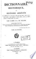 Dictionnaire historique, ou Histoire abrégée des hommes qui se sont fait un nom ...