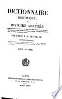 Dictionnaire historique, ou, Histoire abrégée