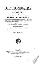 Dictionnaire historique, ou, Histoire abrégée