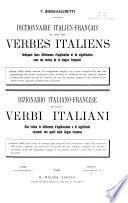 Dictionnaire italien-français de tous les verbes italiens