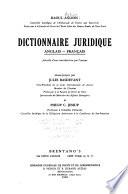 Dictionnaire juridique anglais-français