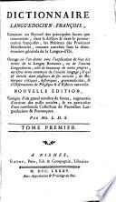 Dictionnaire Languedocien-François ...