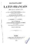 Dictionnaire latin-franca̜is