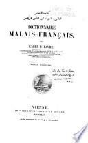 Dictionnaire malais-français