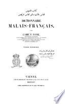 Dictionnaire malais-francais par l'abbe P. Favre