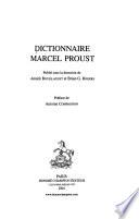 Dictionnaire Marcel Proust