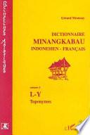 Dictionnaire Minangkabau, indonesien français: A-K