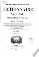 Dictionnaire national ou dictionnaire universel de la langue française