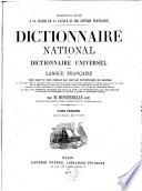 Dictionnaire national, ou: Dictionnaire universel de la langue française