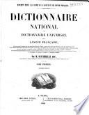 Dictionnaire national ou Dictionnaire universel de la langue française