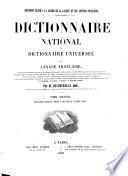 Dictionnaire national ou Dictionnaire universel de la langue française par m. Bescherelle aine