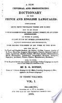 Dictionnaire nouveau et universel