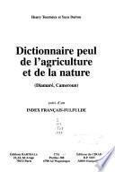 Dictionnaire peul de l'agriculture et de la nature (Diamaré, Cameroun)