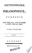 Dictionnaire philosophique portatif