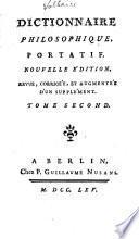 Dictionnaire philosophique portatif