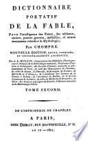Dictionnaire Portatif De La Fable