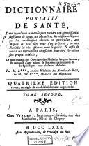 Dictionnaire portatif de santé
