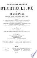 Dictionnaire pratique d'horticulture et de jardinage ...