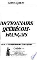 Dictionnaire québécois-français