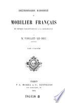 Dictionnaire raisonné du mobilier français