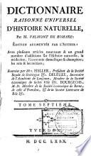 Dictionnaire raisonné universel d'histoire naturelle: - 1769