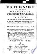 Dictionnaire raisonné universel d'histoire naturelle