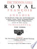 Dictionnaire royal, françois et anglois