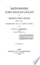Dictionnaire Samoa-Français-Anglais et Français-Samoa-Anglais
