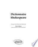 Dictionnaire Shakespeare