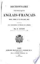 Dictionnaire technique anglais-français