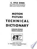 Dictionnaire Technique Du Cinéma