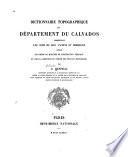 Dictionnaire topographique du département du Calvados