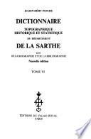 Dictionnaire topographique, historique et statistique du département de la Sarthe