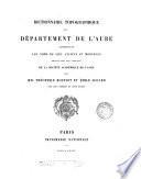 Dictionnaire topographique ... Moselle