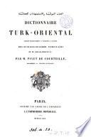Dictionnaire turk-oriental