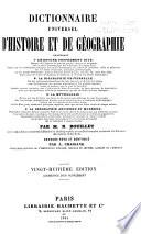 Dictionnaire universel d'histoire et de géographie, contenant