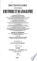 Dictionnaire universel d'histoire et de géographie