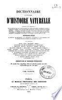 Dictionnaire universel d'histoire naturelle