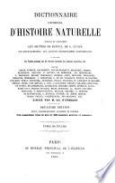 Dictionnaire universel d'histoire naturelle