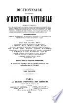 Dictionnaire universel d'histoire naturelle
