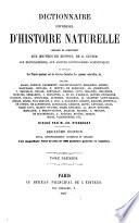 Dictionnaire universel d'histoire naturelle