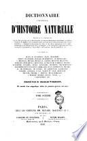 Dictionnaire universel d'histoire naturelle ...
