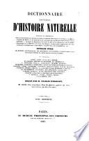 Dictionnaire universel d'histoire naturelle