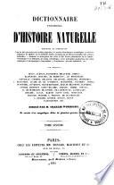Dictionnaire universel d'histoire naturelle